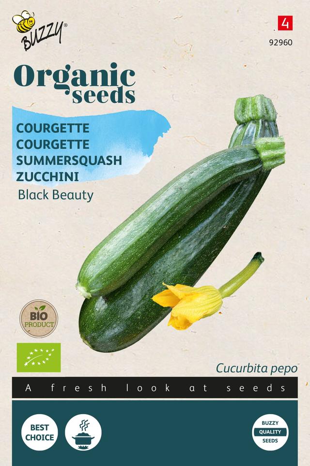 Buzzy Organic Courgette Black Beauty(BIO) - Ca. 2 gr