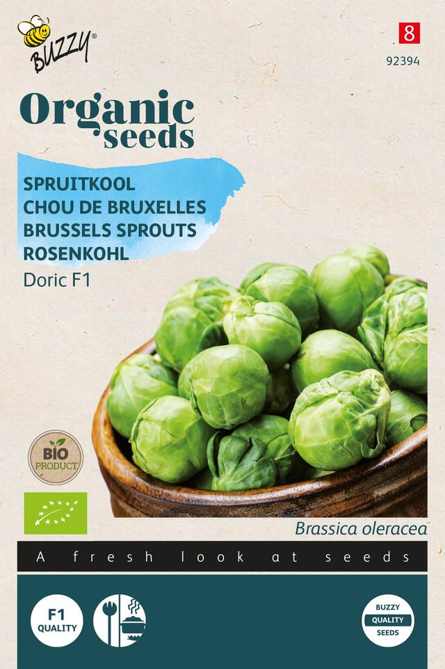 Buzzy Organic Chou de Bruxelles Doric F1 (BIO) - Ca. 25 graines