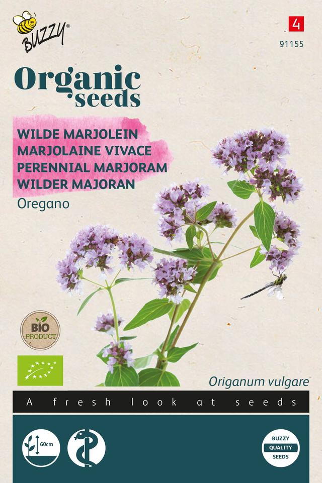 Buzzy Organic Marjolaine vivace  Oregano (BIO) - Ca. 0,1 gr