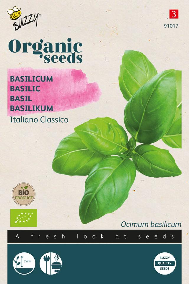 Buzzy Organic Basilic Italiano Classico (BIO) - Ca. 1 gr