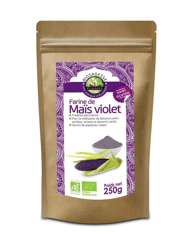 Farine de maïs violet sans gluten 250g