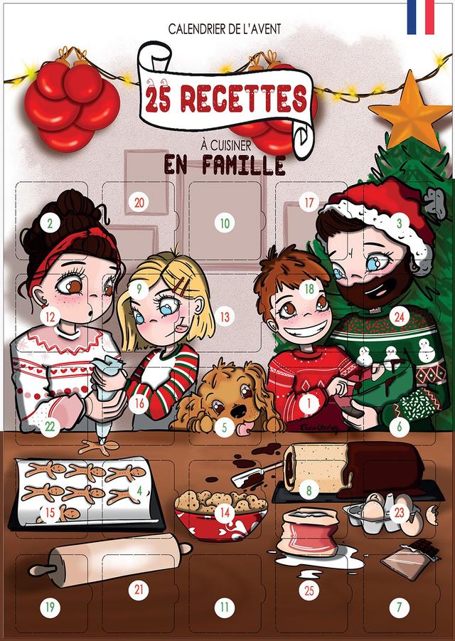 Calendrier de l'avent recettes de Noel