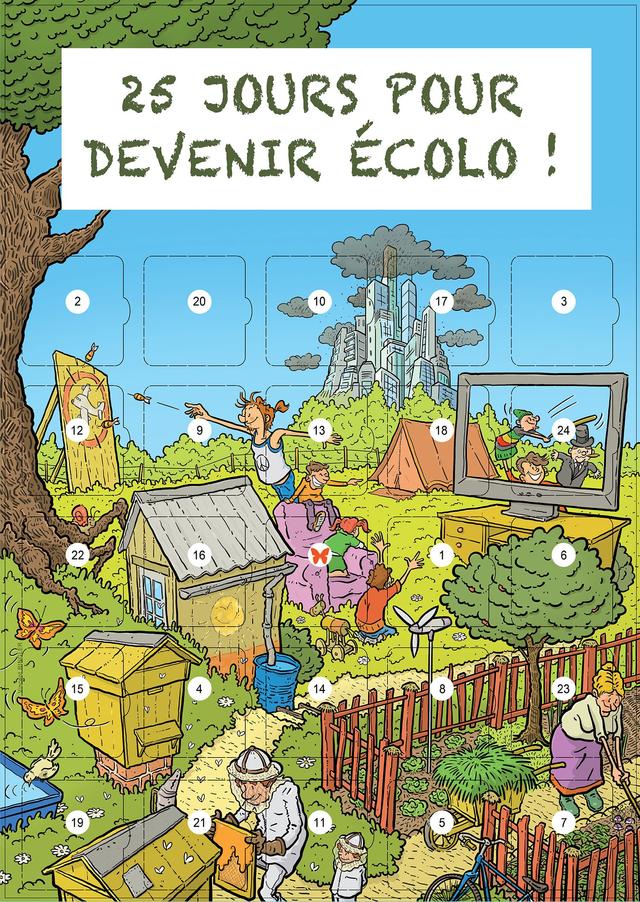 Calendrier 25 jours pour devenir écolo