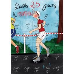 Calendrier avant marathon 25 défis