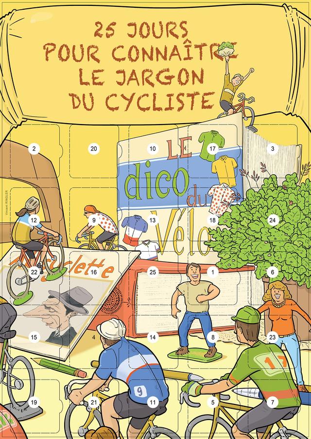 Calendrier du Cycliste 25 expressions