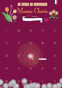 Calendrier Mamie 25 jours de tendresse