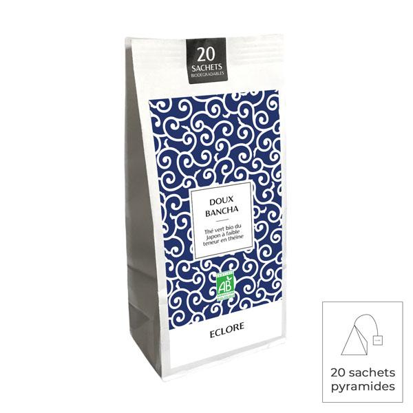 Thé vert du Japon alcalinisant Doux Bancha - 20 sachets