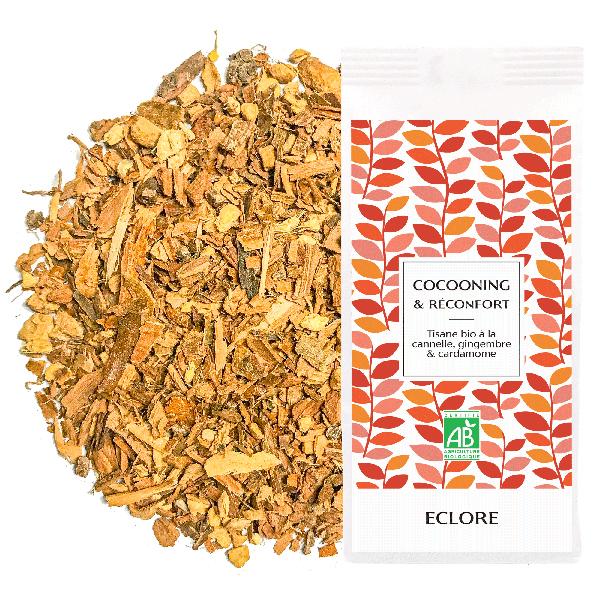 Infusion Cocooning en Vrac (cannelle, gingembre, cardamome)