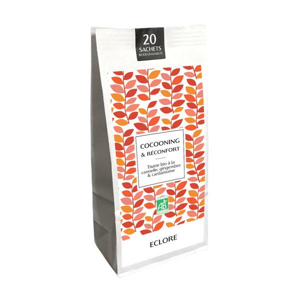 Infusion Cocooning - 20 sachets (cannelle, gingembre, cardamome)