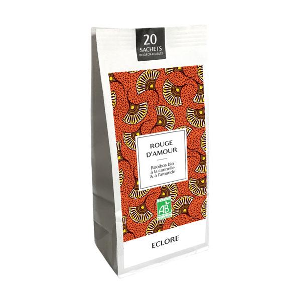 Rooibos Amande-Cannelle ROUGE D'AMOUR - 20 sachets