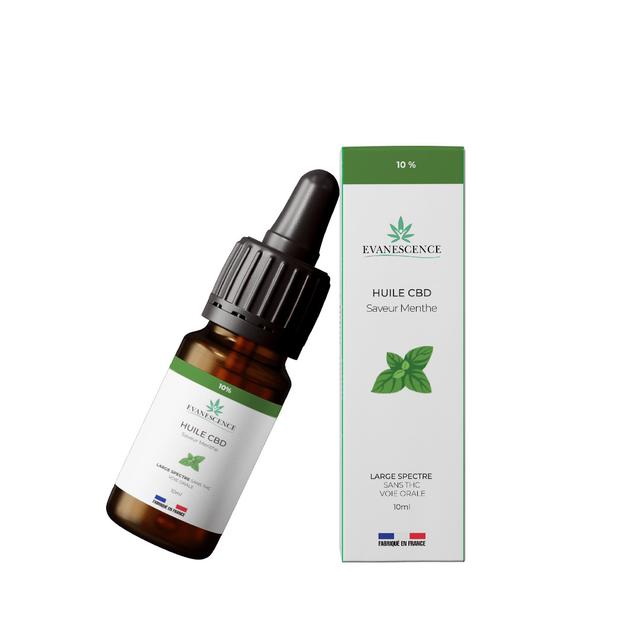 Huile CBD Broad Spectrum 10% saveur Menthe