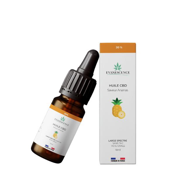 Huile CBD Broad Spectrum 20% saveur Ananas