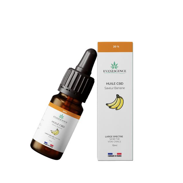 Huile CBD Broad Spectrum 20% saveur Banane