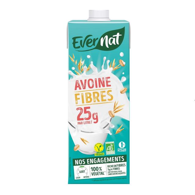 Lait d'avoine fibres 1L