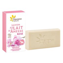 Savon au lait d'ânesse Rose 100g