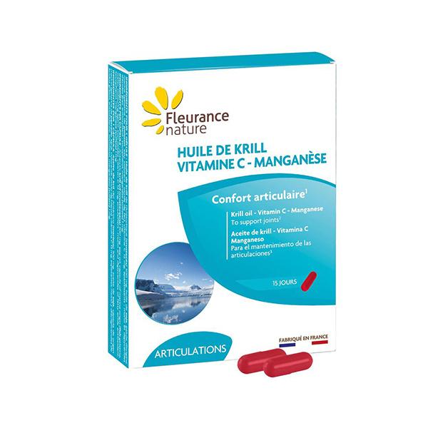 KRILL -Huile de Krill Vitamine C Manganèse-