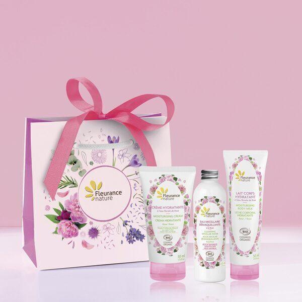 COFFRET TRIO HYDRATATION ROSE