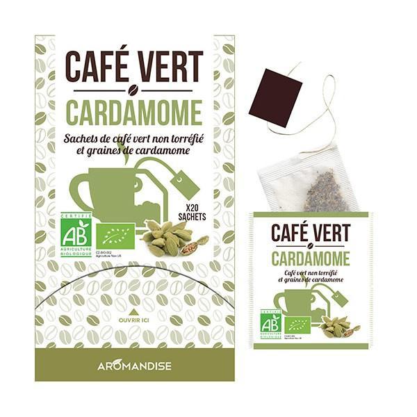 Café vert Cardamome - 20 sachets