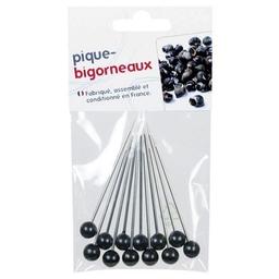 Piques à bigorneaux x 12 - Noir