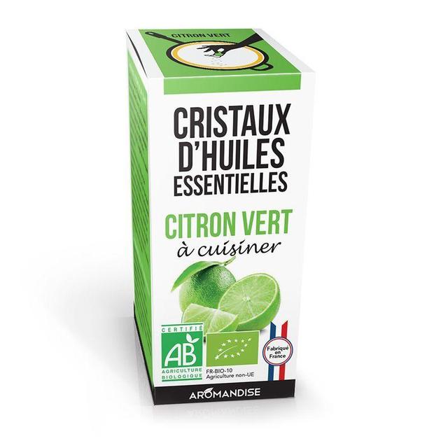 Cristaux d'huiles essentielles - Citron vert 10 g