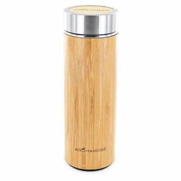 Gourde isotherme Inox et Bambou pour Infusions 450ml