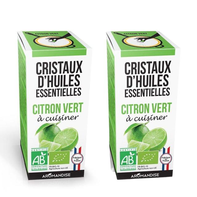 Cristaux d'huiles essentielles 20 g - citron vert