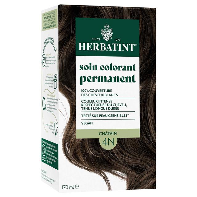 Coloration permanent naturel 4N Châtain 170ml