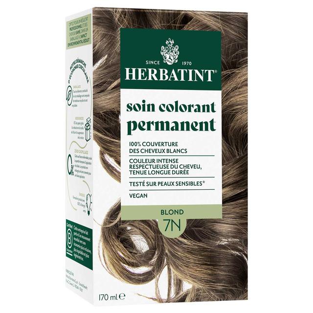 Coloration permanent naturel 7N Blond 170ml