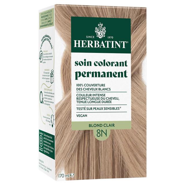 Coloration permanent naturel 8N Blond clair 170ml