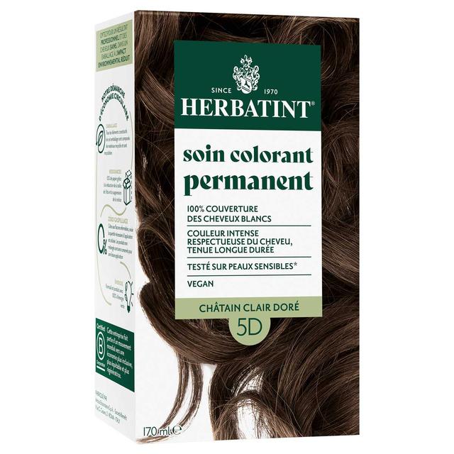 Coloration permanent naturel 5D Châtain clair doré 170ml