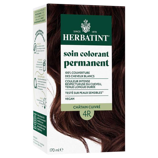 Coloration permanent naturel 4R Châtain cuivré 170ml