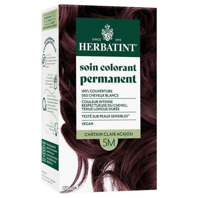 Coloration permanent naturel 5M Châtain clair acajou 170ml