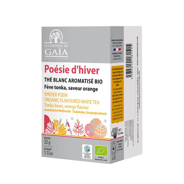 Poésie d'hiver fève tonka, saveur orange x20 infusettes