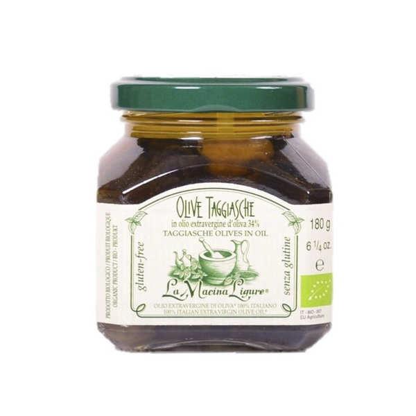 Olives Taggiasche bio à l'huile d'olive - Pot 180g