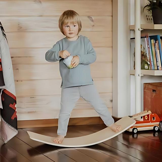 Planche d'équilibre enfant Bois M