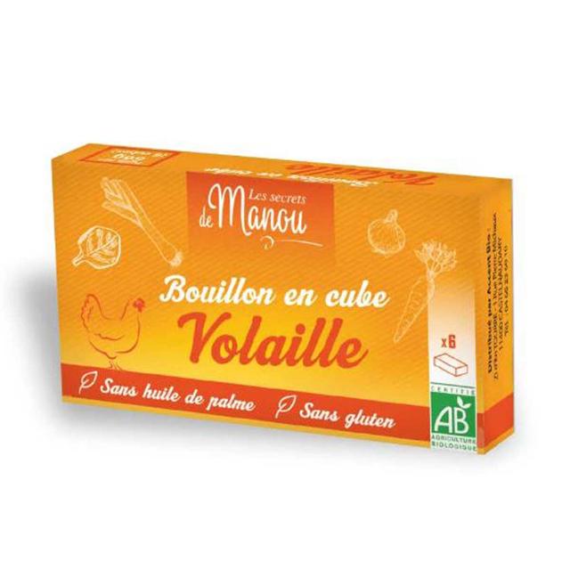 Bouillons cubes volaille 6 cubes 66g