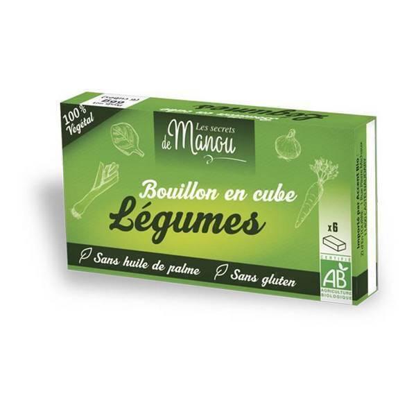 Bouillons cubes légumes 6 cubes 66g