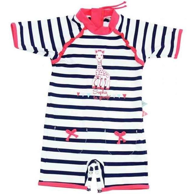 Combinaison anti UV bébé fille Sophie en croisière rayé marine