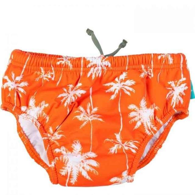 Maillot couche Indiana orange pour bébé nageur