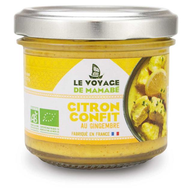 Crème de citron confit au gingembre 105g