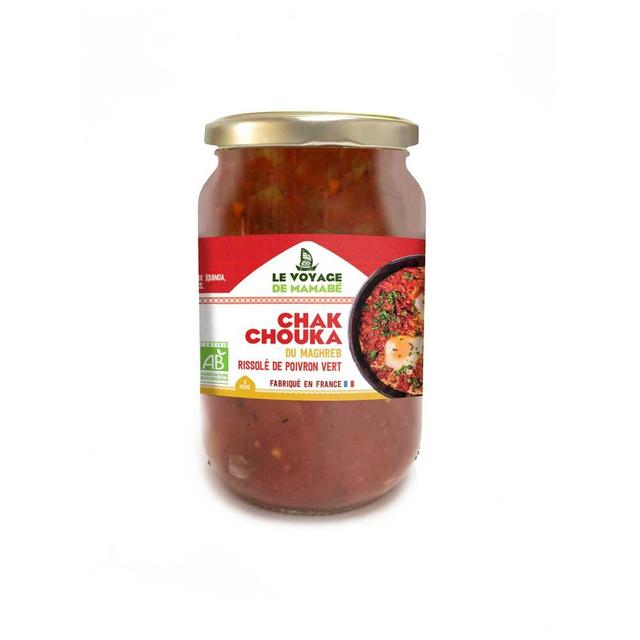 Chakchouka aux tomates et poivrons verts 330g