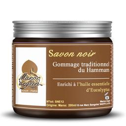 Savon Noir à l'Eucalyptus - Gommage tradition du Hammam - 250g