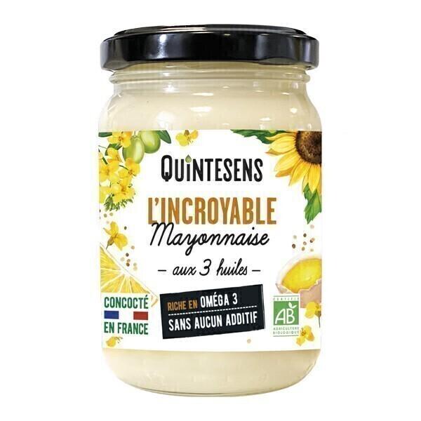 L'Incroyable Mayonnaise aux 3 huiles 180g