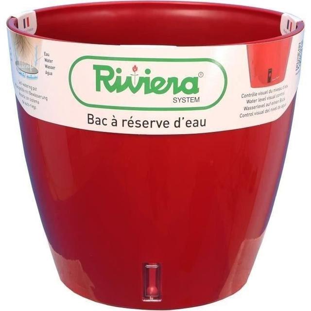 Bac à réserve d'eau - Rond Ø 36 x 33 cm - Rouge