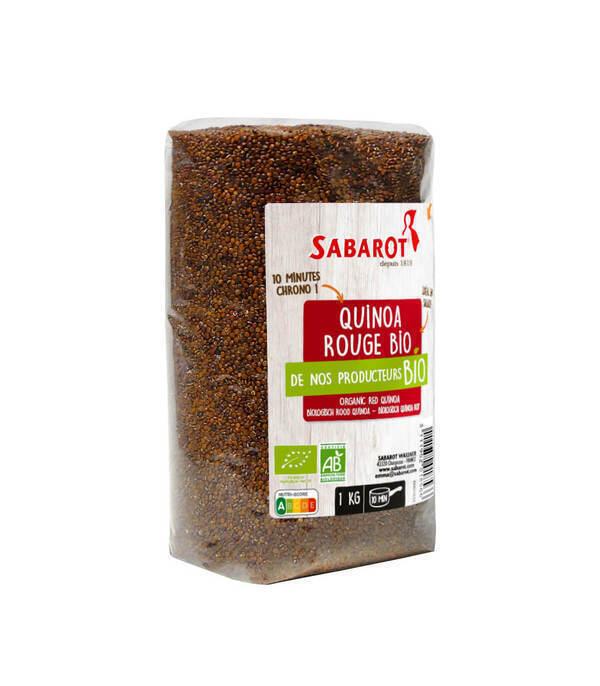 Quinoa rouge bio - sachet 1kg - Sabarot