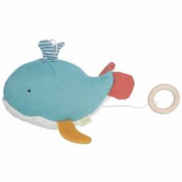 Peluche musicale Bio Sigikid Baleine Green 20 cm