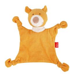 Doudou naissance petit Ours Jersey coton bio Ocre Sigikid 19 cm