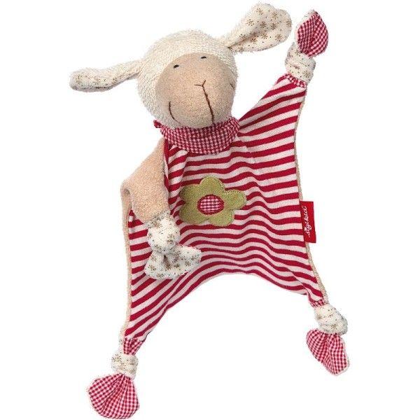 Doudou Sigikid Plat carré mouton Écolo 26 cm Coton Bio