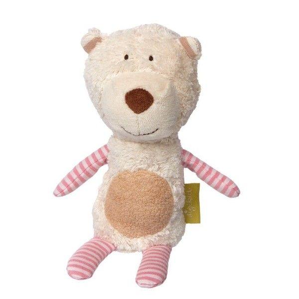 Peluche Velour Coton Bio Sigikid  Petit Ours Polaire Green 22 cm