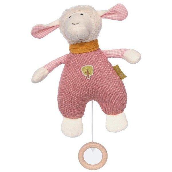 Peluche musicale Bio Sigikid Mouton  Green 22 cm